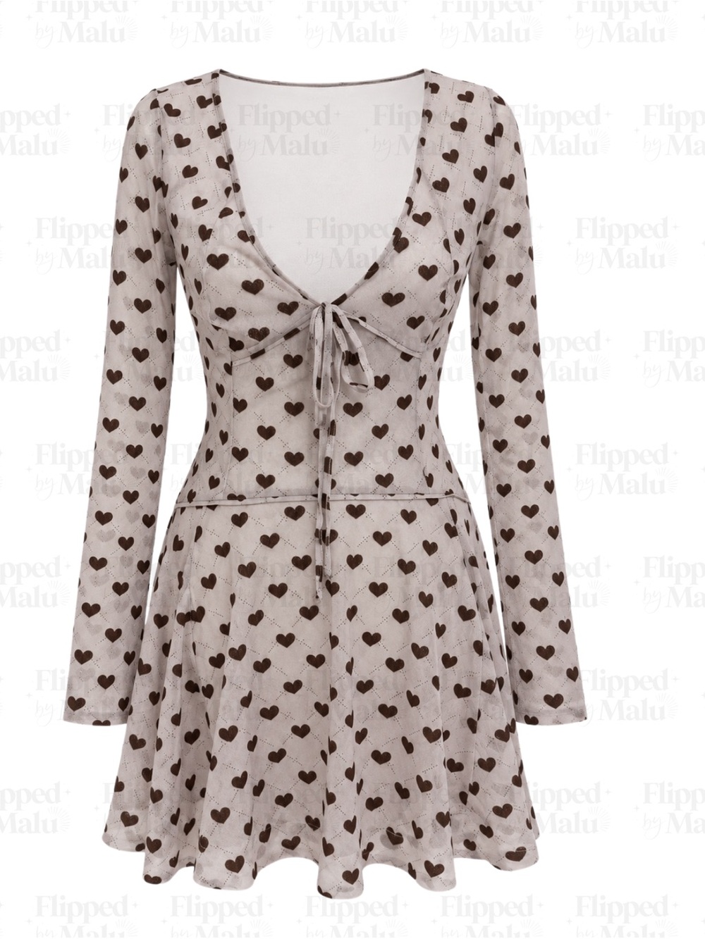 NWT Free People Sway With Me Heart Mini Dress Lilac Size M $148